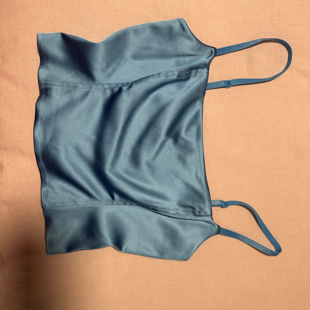 Wilfred Teal Satin Camisole